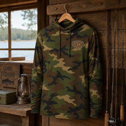 Oakicon Classic Woodland Personalized Name Camo Performance Hoodie, Oakicon Camo Performance Hoodie