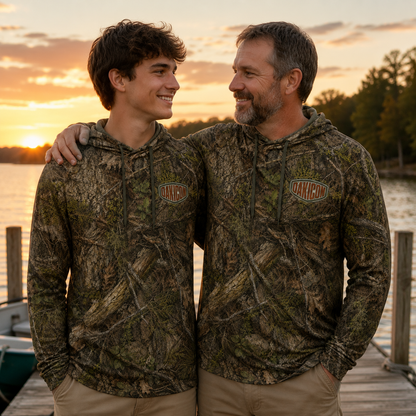 Oakicon Realistic Forest Personalized Name Camo Performance Hoodie, Oakicon Camo Performance Hoodie
