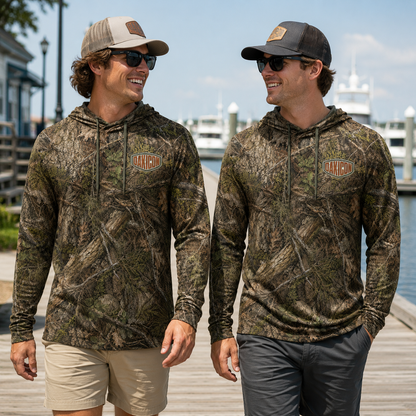 Oakicon Realistic Forest Personalized Name Camo Performance Hoodie, Oakicon Camo Performance Hoodie