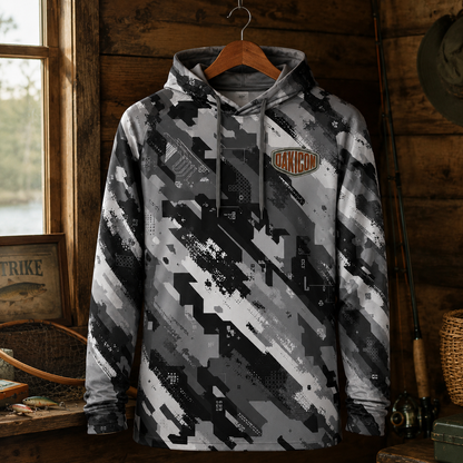 Oakicon Urban Digital Brush Personalized Name Camo Performance Hoodie, Oakicon Camo Performance Hoodie