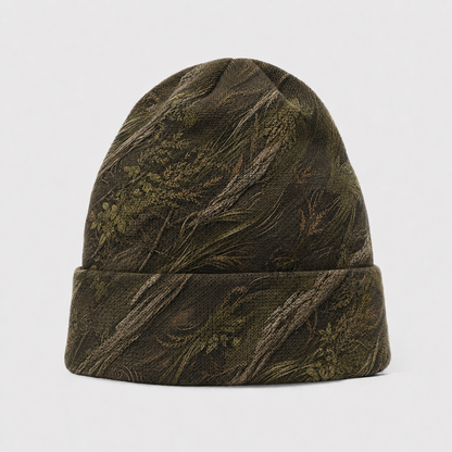 Oakicon Dark Marsh Personalized Name Camo Cuffed Beanie, Oakicon Camo Cuffed Beanie