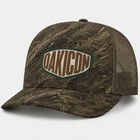 Oakicon Dark Marsh Personalized Name Camo Trucker Hat, Oakicon Camo Trucker Hat