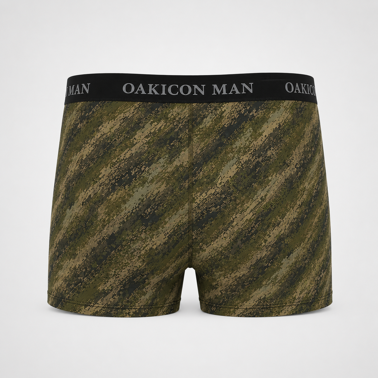 Oakicon Digital Woodland Personalized Name Camo Boxer Briefs, Oakicon Camo Boxer Briefs