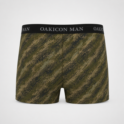 Oakicon Digital Woodland Personalized Name Camo Boxer Briefs, Oakicon Camo Boxer Briefs