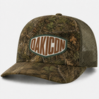 Oakicon Realistic Forest Personalized Name Camo Trucker Hat, Oakicon Camo Trucker Hat