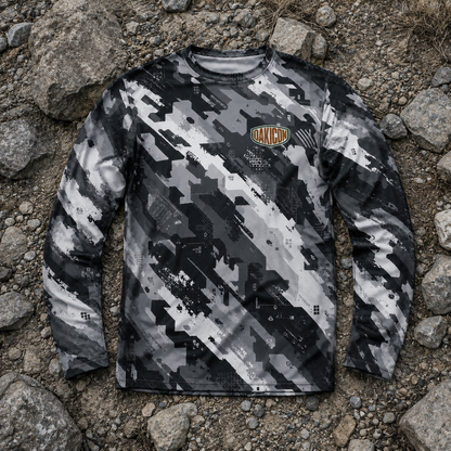 Oakicon Urban Digital Brush Personalized Name Camo Long-sleeve, Oakicon Camo Long-sleeve