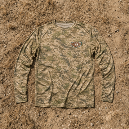 Oakicon Light Olive Brush Personalized Name Camo Long-sleeve, Oakicon Camo Long-sleeve