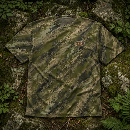 Oakicon Digital Woodland Personalized Name Camo T-Shirt, Oakicon Camo T-Shirt