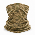Oakicon Light Olive Brush Personalized Name Camo Neck Gaiter, Oakicon Camo Neck Gaiter
