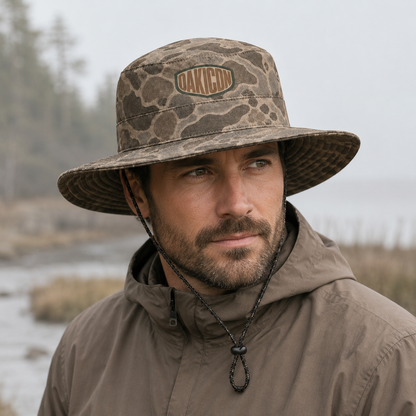 Oakicon Duck Hunter Personalized Name Camo Bucket Hat, Oakicon Camo Bucket Hat