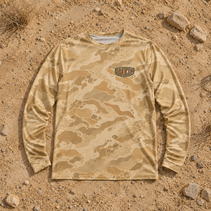 Oakicon Desert Sand Personalized Name Camo Long-sleeve, Oakicon Camo Long-sleeve