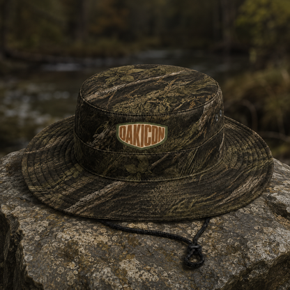 Oakicon Dark Marsh Personalized Name Camo Bucket Hat, Oakicon Camo Bucket Hat
