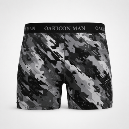 Oakicon Urban Digital Brush Personalized Name Camo Boxer Briefs, Oakicon Camo Boxer Briefs