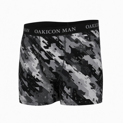 Oakicon Urban Digital Brush Personalized Name Camo Boxer Briefs, Oakicon Camo Boxer Briefs