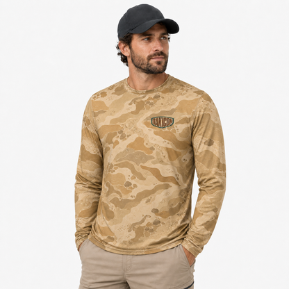 Oakicon Desert Sand Personalized Name Camo Long-sleeve, Oakicon Camo Long-sleeve