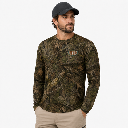 Oakicon Realistic Forest Personalized Name Camo Long-sleeve, Oakicon Camo Long-sleeve