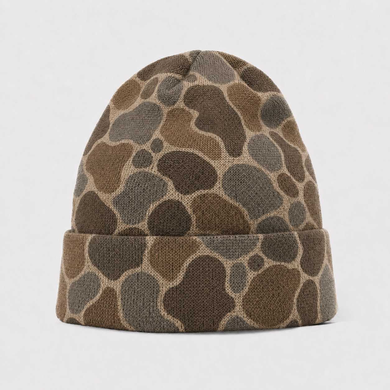 Oakicon Duck Hunter Personalized Name Camo Cuffed Beanie, Oakicon Camo Cuffed Beanie