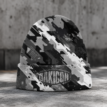 Oakicon Urban Digital Brush Personalized Name Camo Cuffed Beanie, Oakicon Camo Cuffed Beanie