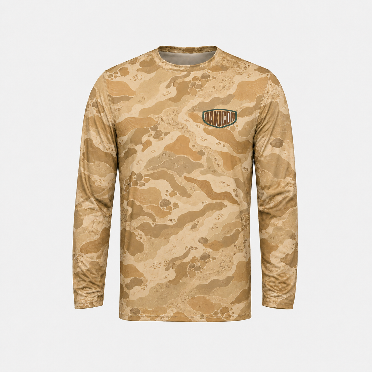 Oakicon Desert Sand Personalized Name Camo Long-sleeve, Oakicon Camo Long-sleeve