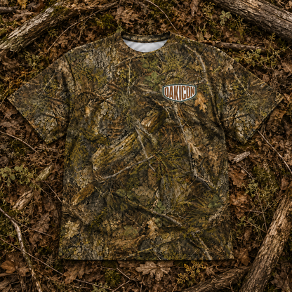 Oakicon Realistic Forest Personalized Name Camo T-Shirt, Oakicon Camo T-Shirt