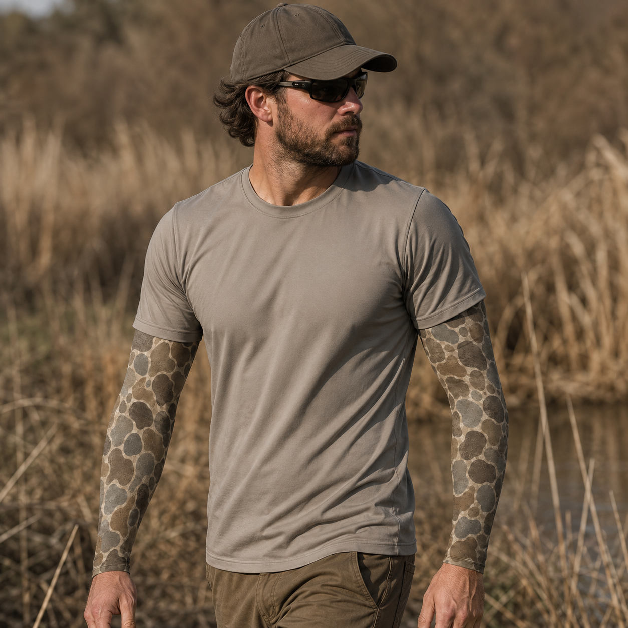 Oakicon Duck Hunter Personalized Name Camo Temporary Sleeve, Oakicon Camo Temporary Sleeve